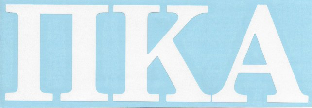 GREEK LIFE FRATERNITY STICKERS - 2" Decal Sticker