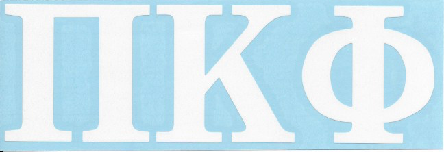 GREEK LIFE FRATERNITY STICKERS - 2" Decal Sticker