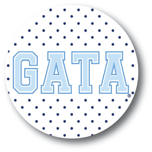 Polka Dot GATA Button Pin