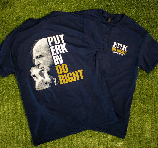 PUT ERK IN TEE Tee - Navy