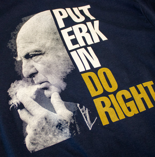 PUT ERK IN TEE Tee - Navy