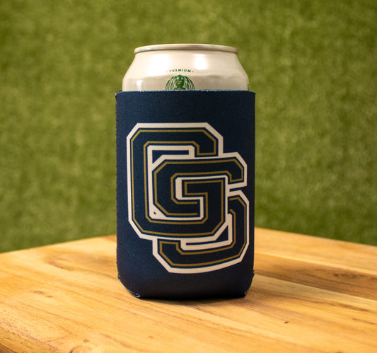 NEOPRENE CAN KOOZIE - Retro Interlocking GS