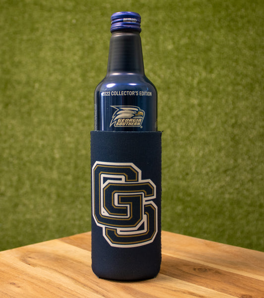 NEOPRENE SLIM CAN KOOZIE - Retro Interlocking GS