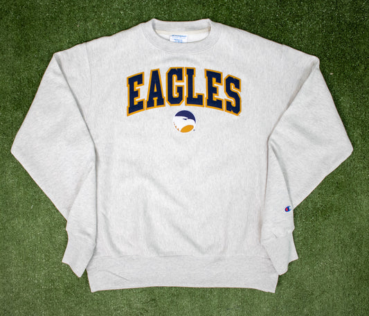Champion® Heavyweight Reverse Weave Sweatshirt - FELT APPLIQUE EAGLES