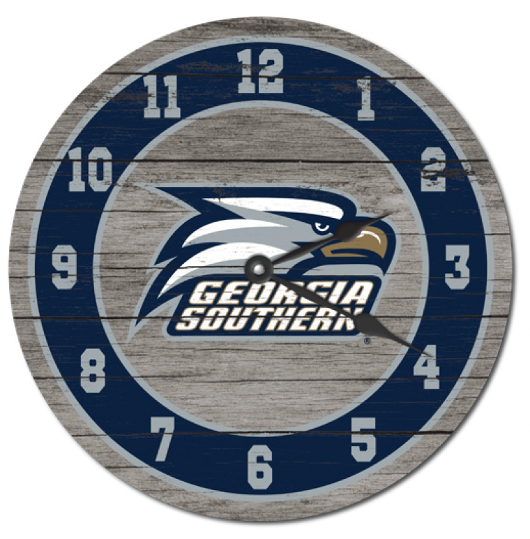 18" WALL CLOCK - ATHLETIC EAGLE HEAD