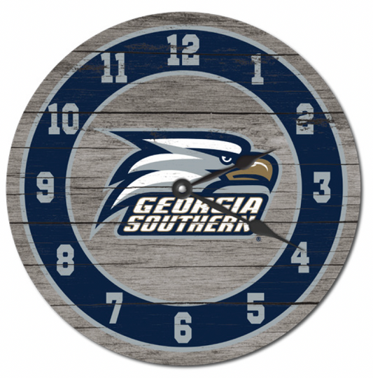 18" WALL CLOCK - ATHLETIC EAGLE HEAD