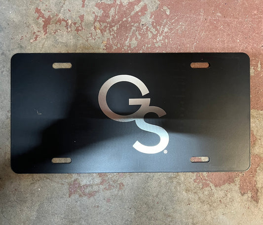 Stainless Steel License Plate - Interlocking GS