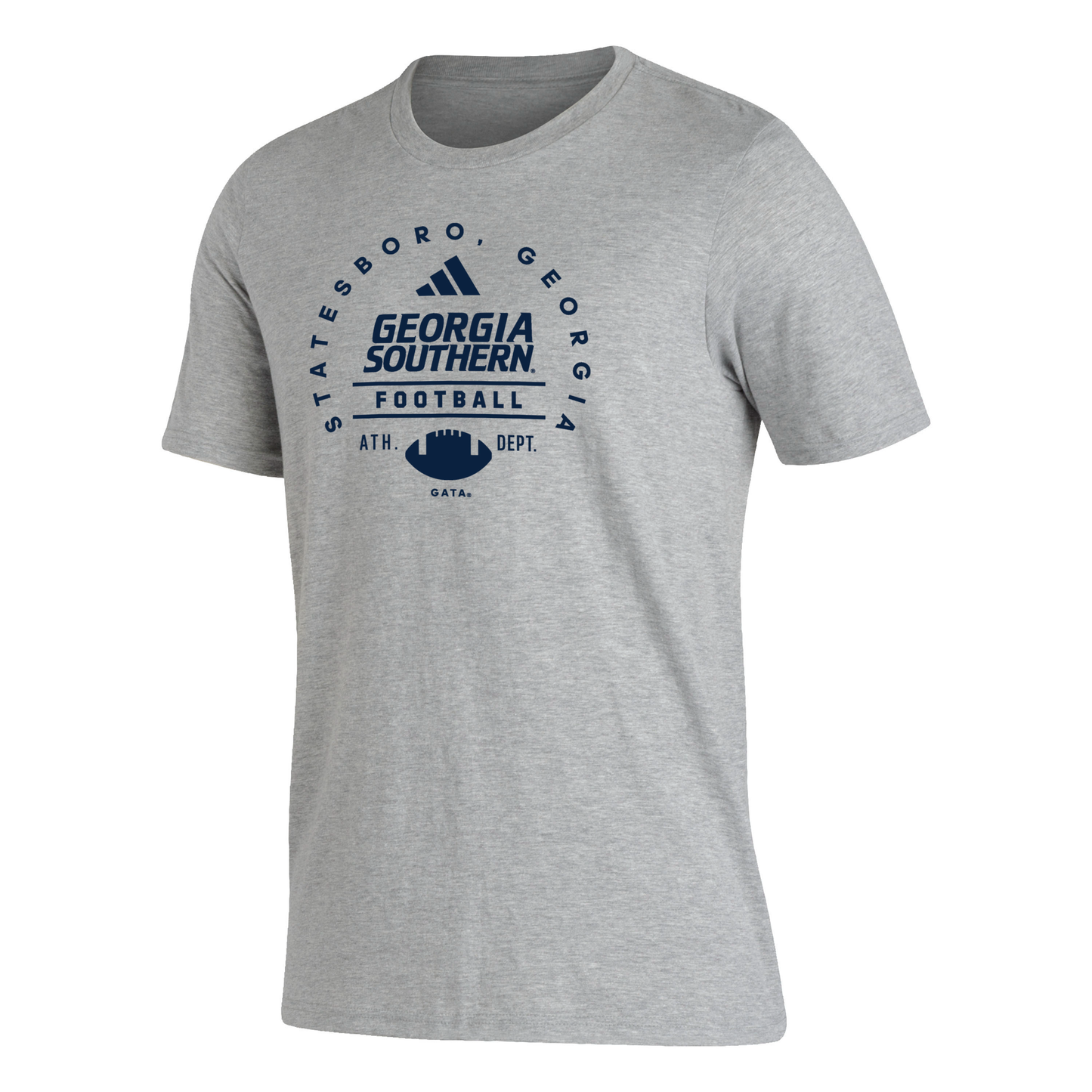 ADIDAS - FRESH Short Sleeve Tee - Statesboro Football - Grey Heather