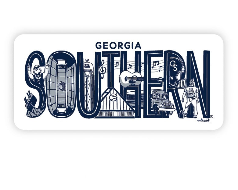 SOUTHERN Decal Sticker by DOODLES INK
