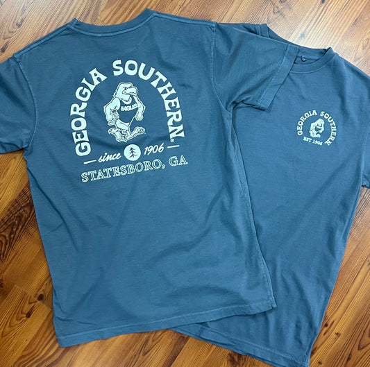 USCAPE - Garment Washed Tee - Surf Seal Blue Horizon