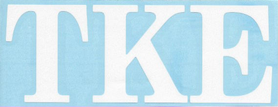 GREEK LIFE FRATERNITY STICKERS - 2" Decal Sticker