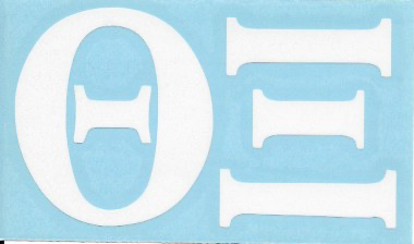 GREEK LIFE FRATERNITY STICKERS - 2" Decal Sticker