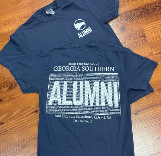 ALUMNI Things I May Have Done At GS - Comfort Colors Navy