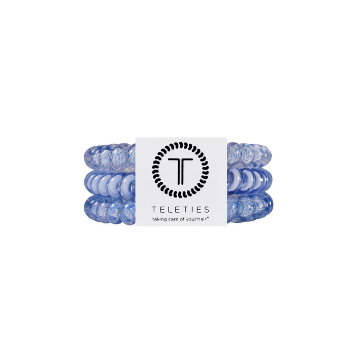 TELETIES - Small Hair Ties (3 pack) - Tide & True Blue