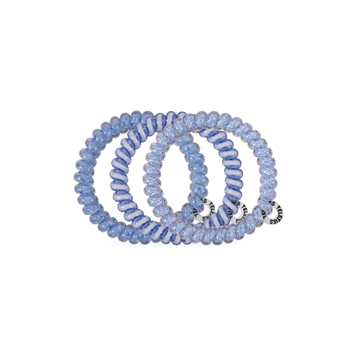 TELETIES - Small Hair Ties (3 pack) - Tide & True Blue