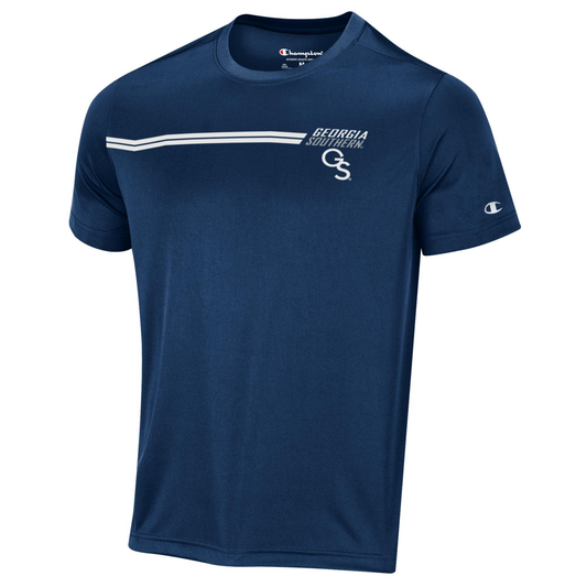 **SALE** Champion® - Chest Stripe Performance Tee - Navy