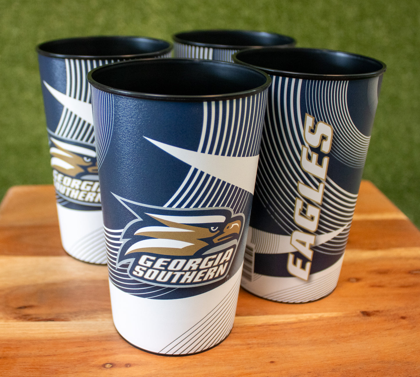 4-Pack HARDWALL CUP - Geo Pattern