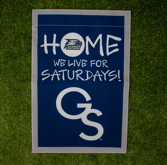 Garden Flag - We Live For Saturdays