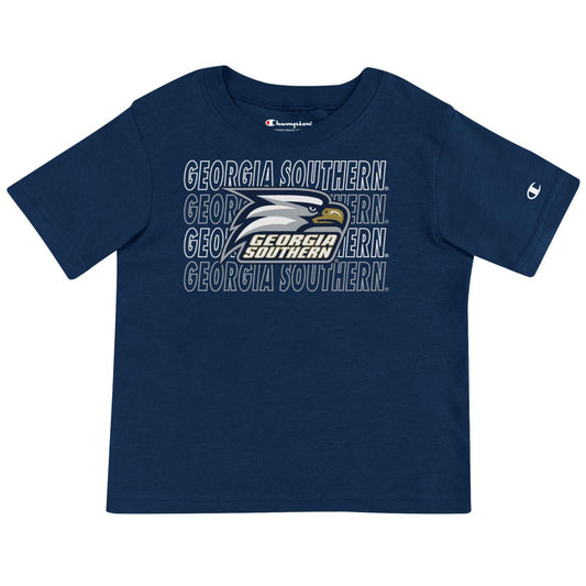 Champion® Toddler Tee Stacked - Navy