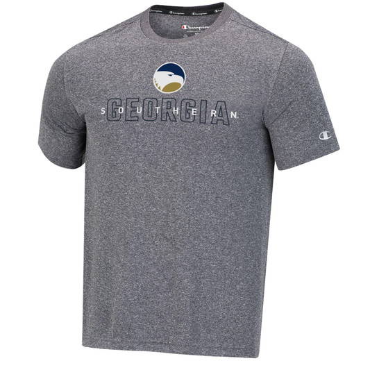 **SALE** Champion® - Academic Overlay Performance Tee - Heather Grey