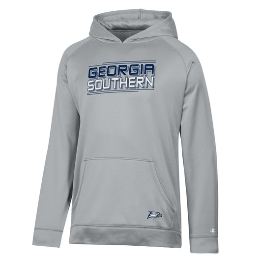 Stadium 2025 YOUTH Champion® SLANT TYPE Performance HOODIE - Steel Grey