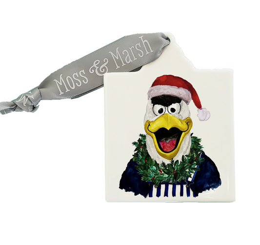 MOSS & MARSH - Porcelain Santa Gus Ornament