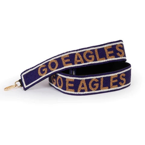 BEADED STRAP "Go Eagles" by Desden