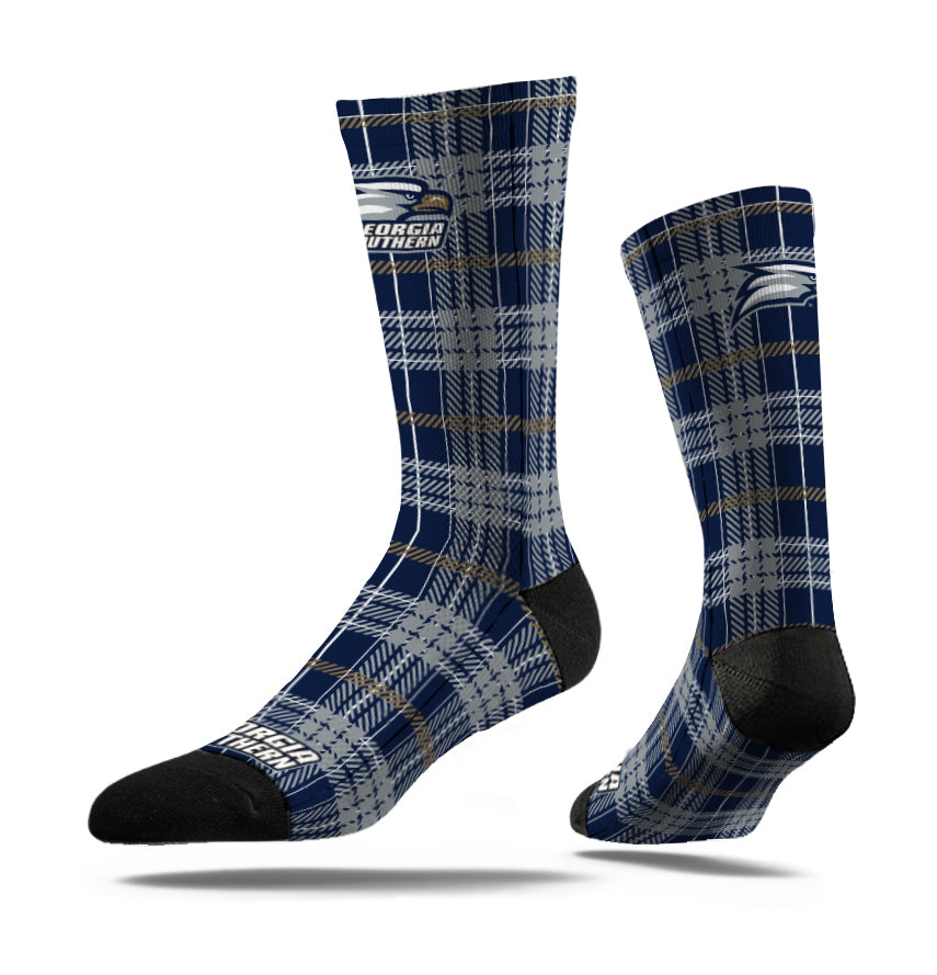 Strideline Dress Sock - Plaid Pattern