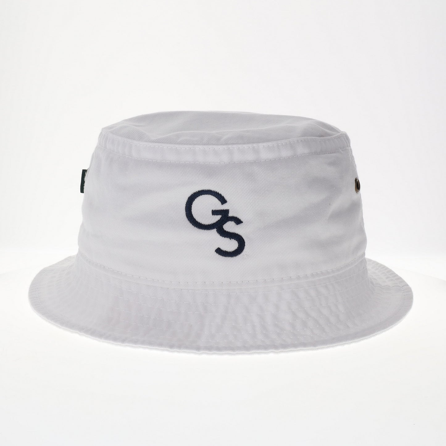 Bucket Hat - Interlocking GS - White