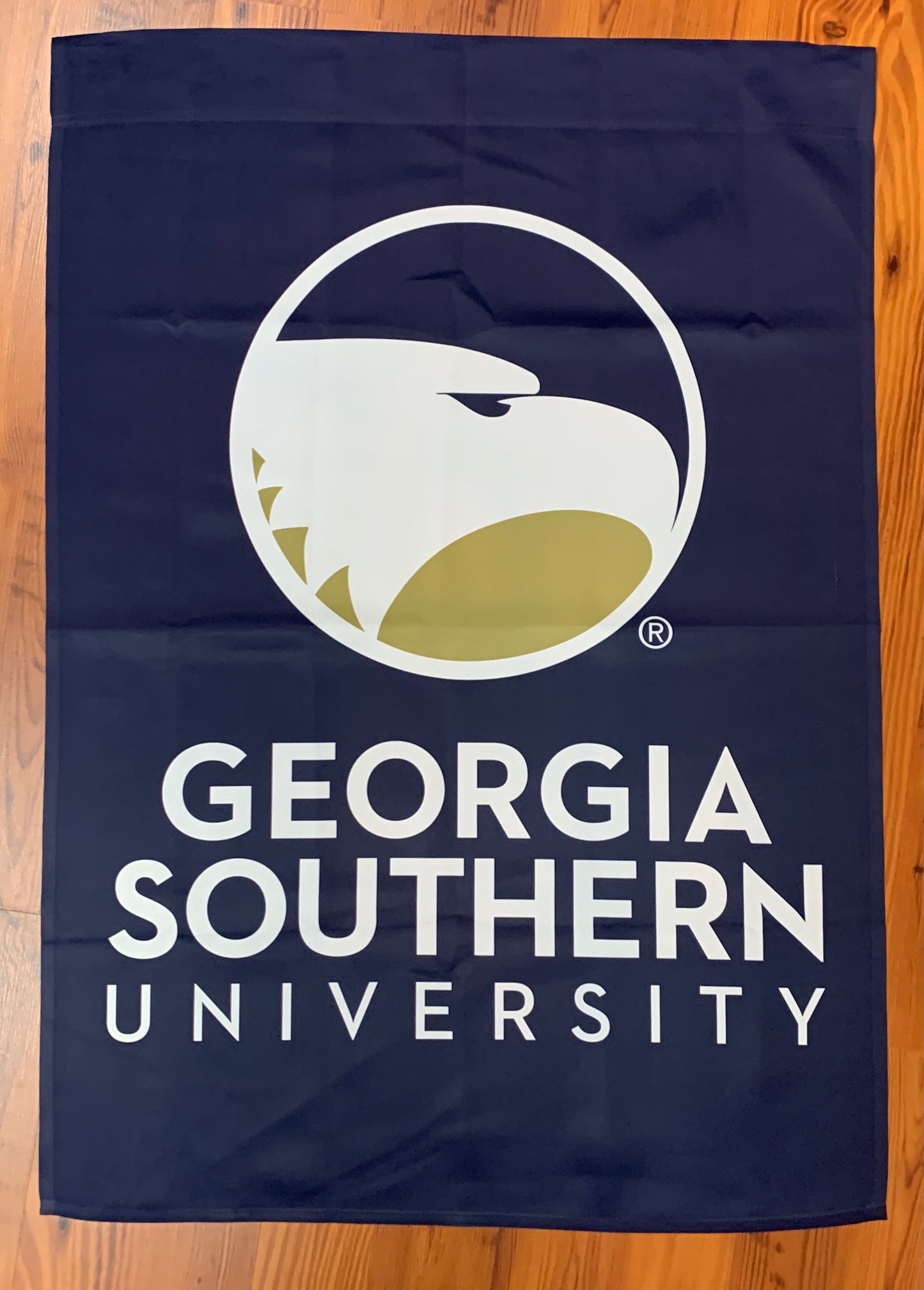 Academic Eagle House Flag - Sleeve Two Sided Banner Style