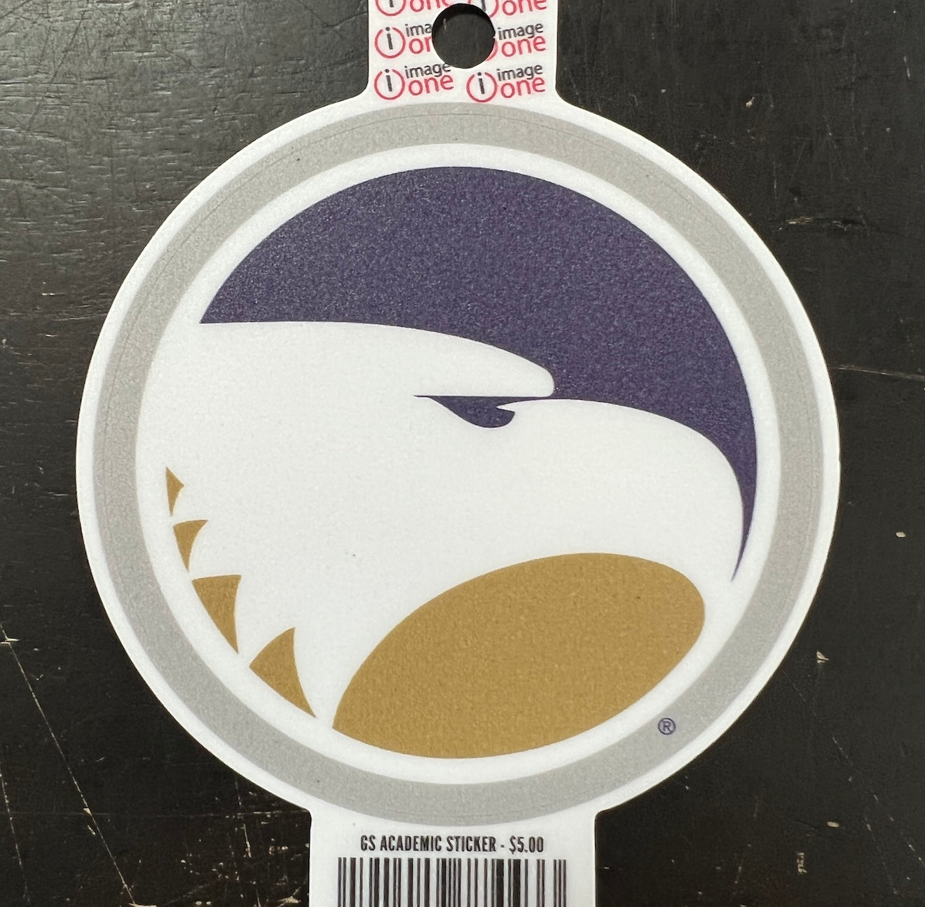 Academic Logo Decal Matte-Coated Sticker