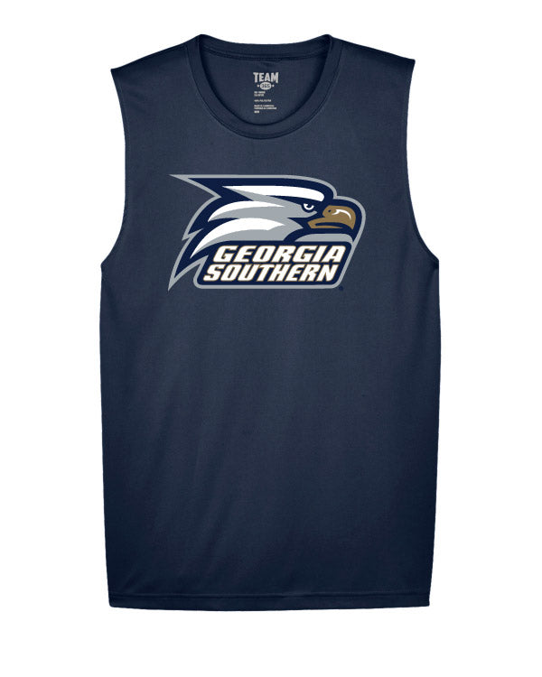 Athletic Eagle Performance Muscle Tee - Navy