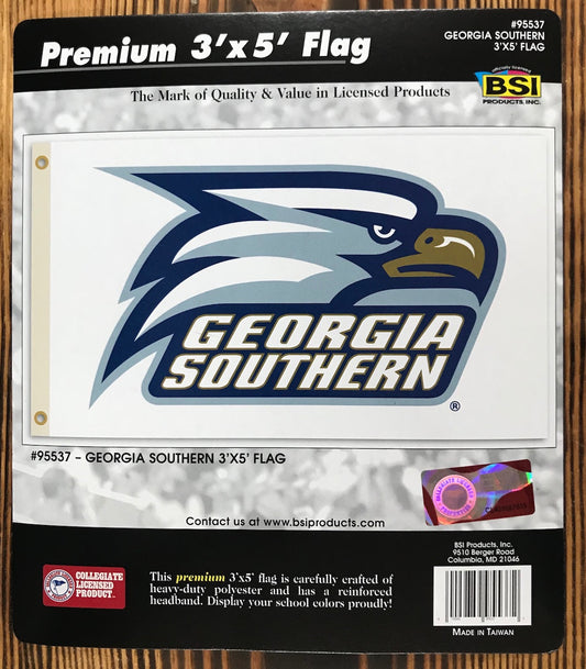 3'x5' Athletic Eagle Flag - White