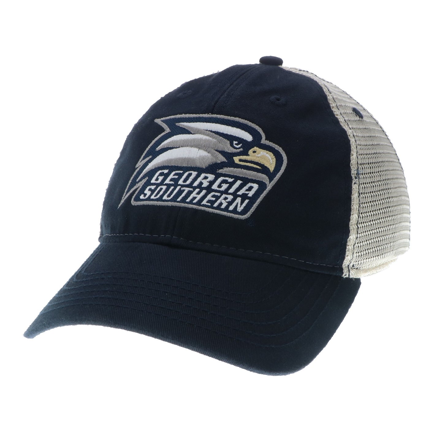 Legacy Athletic Eagle Relaxed Twill Cap - Navy Trucker