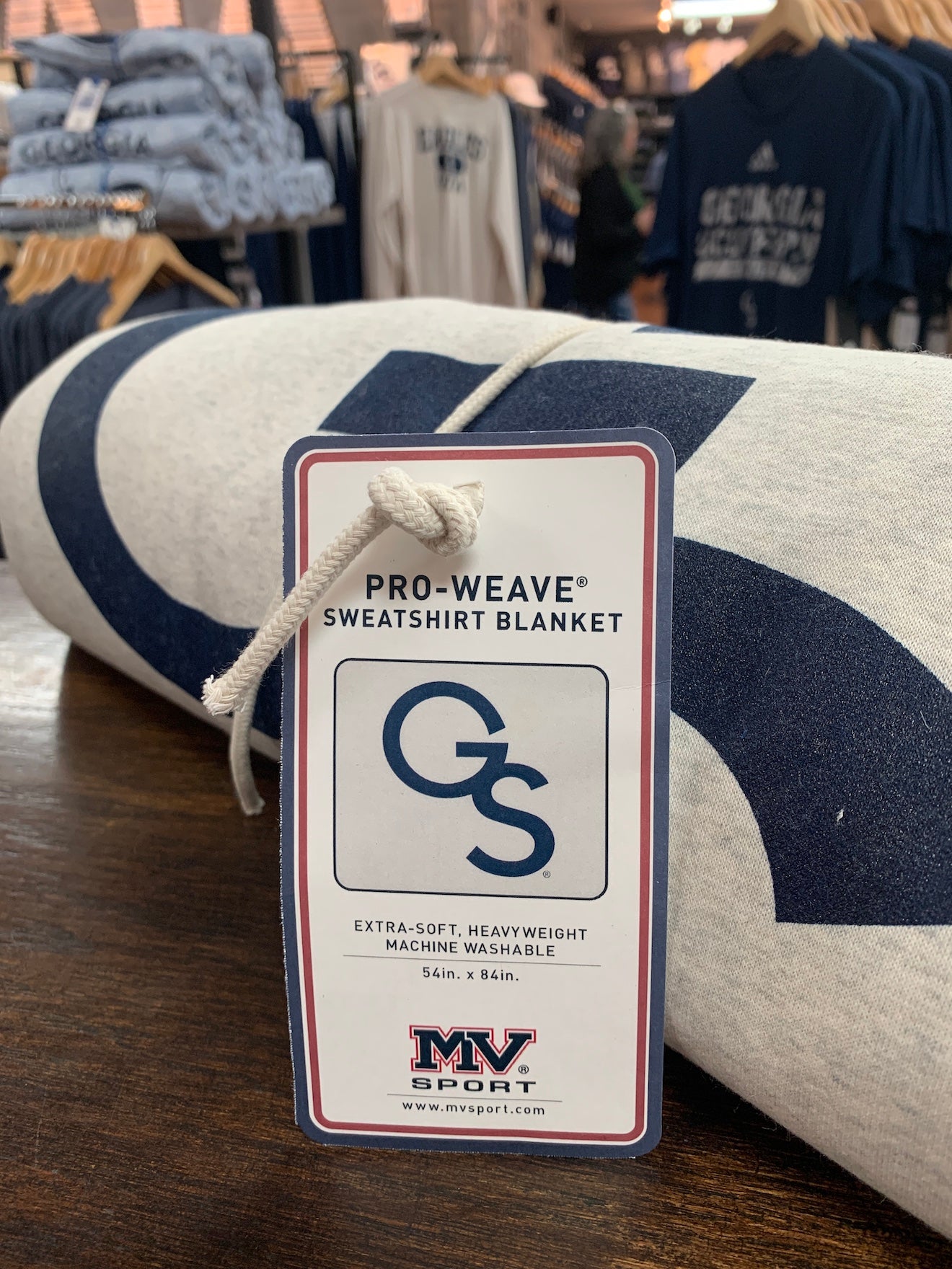 Interlocking GS Heavyweight Sweatshirt Blanket - Oatmeal
