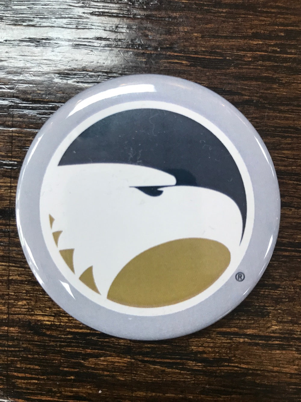 Academic Eagle Head Button Magnet