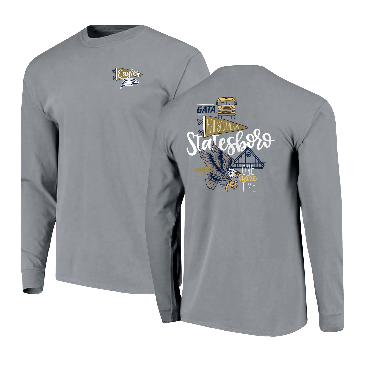 Campus State Statesboro - LONG SLEEVE Comfort Colors
