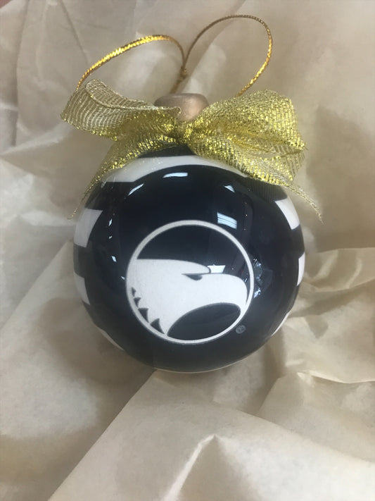 Ornament - Ceramic Etched Classic Eagle