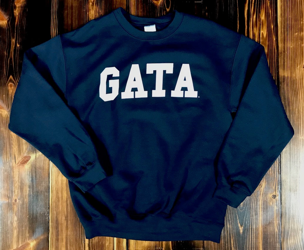 Classic GATA Crew Sweatshirt - Navy
