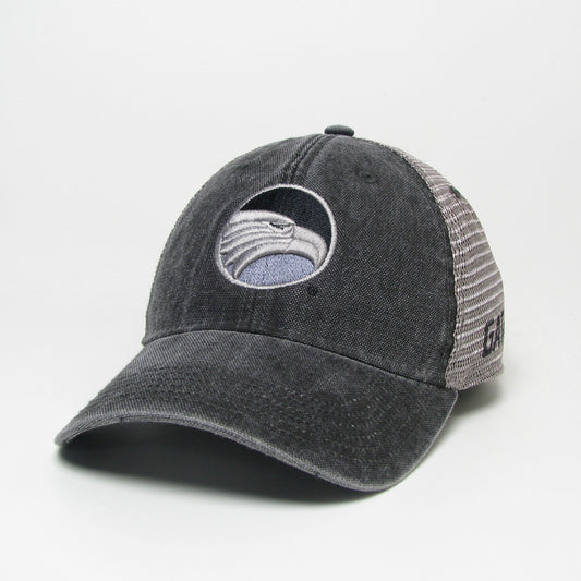 Legacy Dashboard Charcoal Canvas Trucker - Academic Eagle