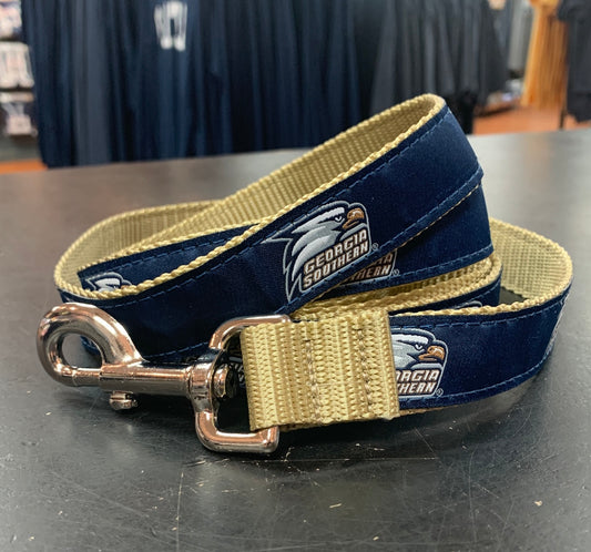 Dog Leash - 6' Ribbon and Nylon - NAVY BLUE