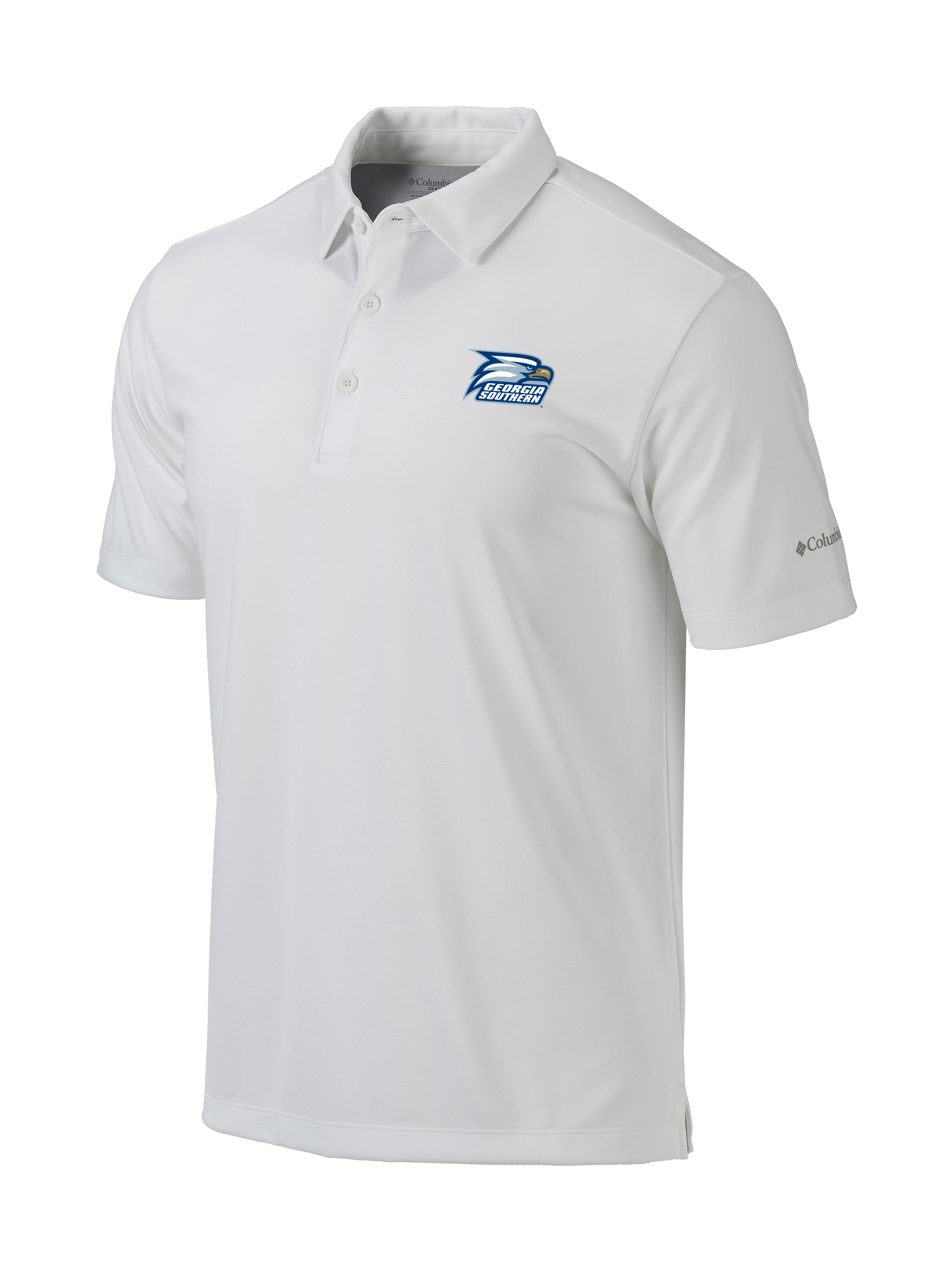 COLUMBIA Omni-Wick WHITE Golf Polo - Athletic Eagle Head – Southern ...