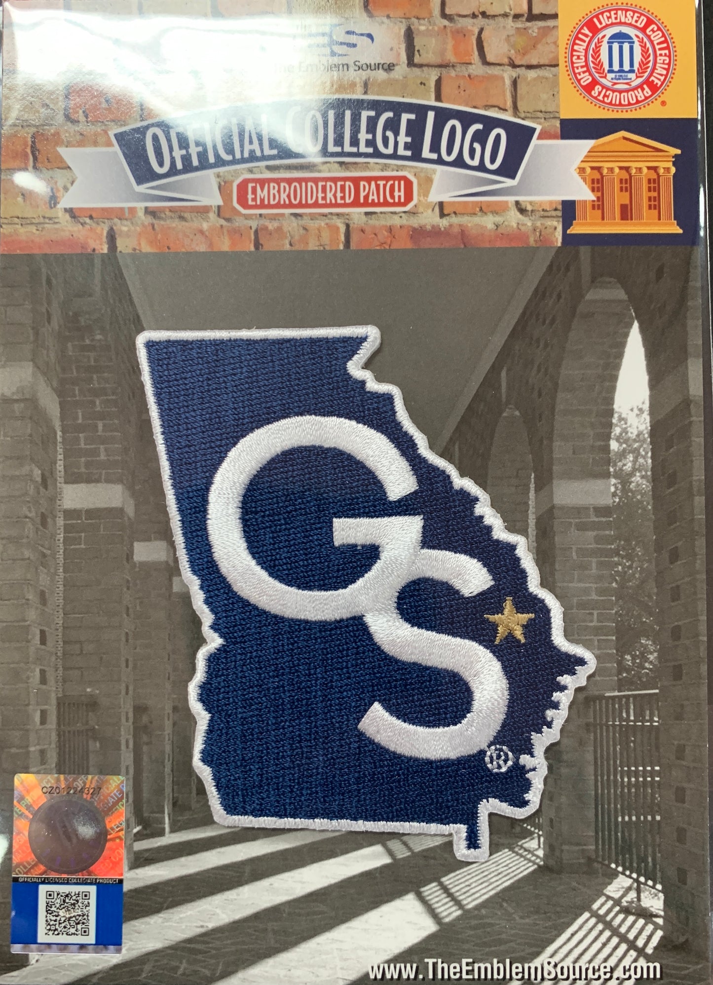 Embroidered Patch - Interlocking GS State