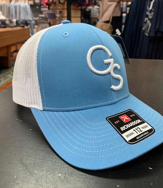 Richardson 112 - Interlocking GS Light Blue/White