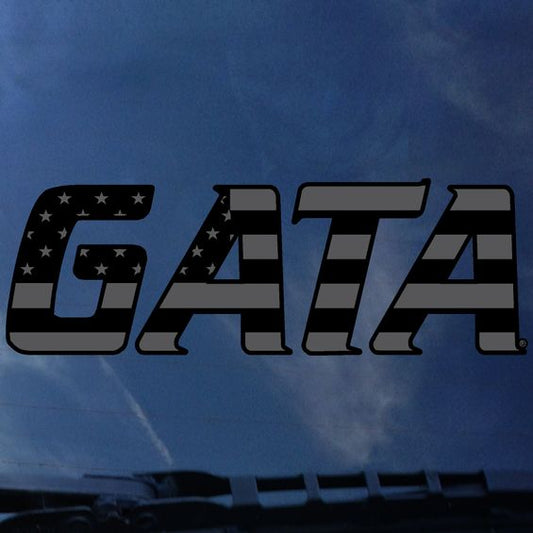 Blackened GATA Flag Decal Sticker
