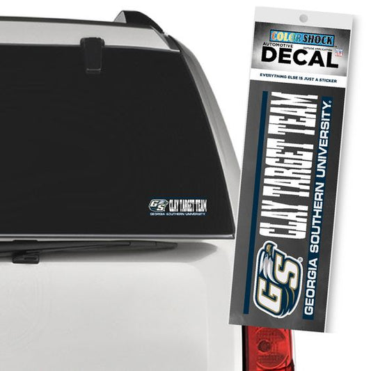 CLAY TARGET TEAM Decal Sticker - 2" x 6.5"