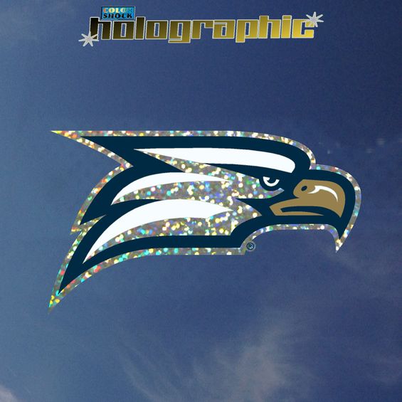 Holographic Athletic Eagle Decal Sticker