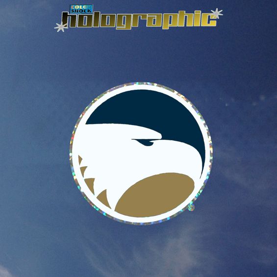 Holographic Academic Eagle Decal Sticker