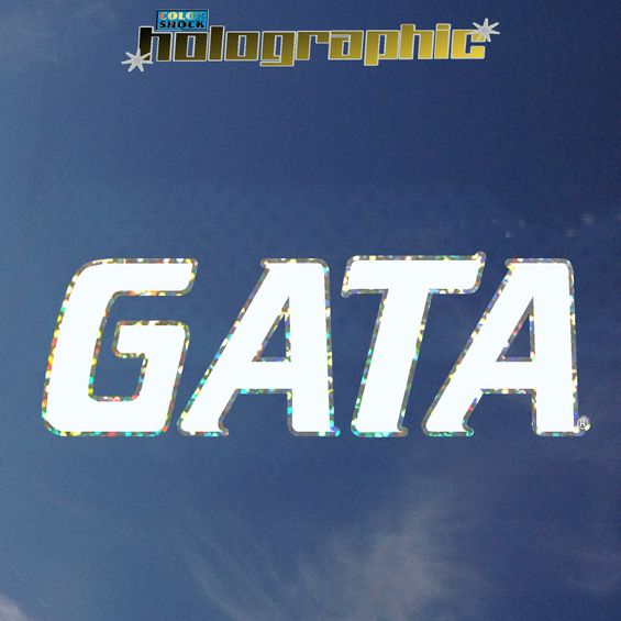 Holographic GATA Decal Sticker