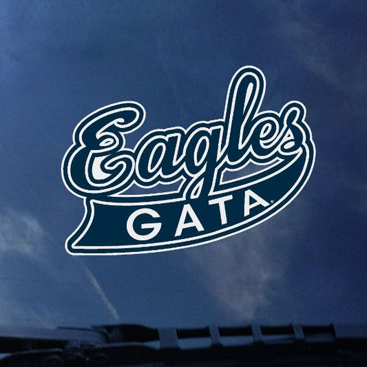 Script Eagles Decal Sticker - 5"